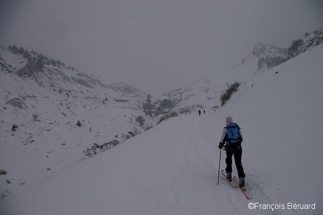 montée au col de la Colombière