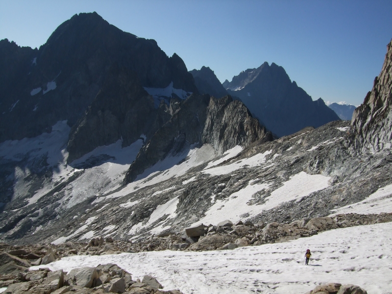 montée au col de la Hte-Pisse (versant mariande)