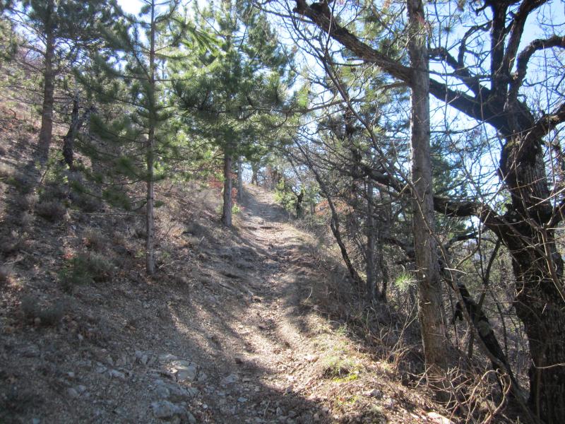 montée au pas de la Pousterle