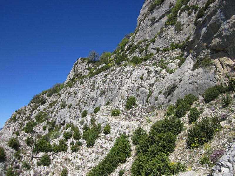 montée escarpée