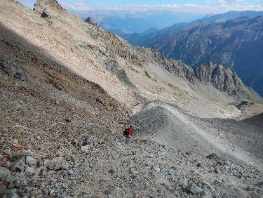 Moraine de l&apos;ancien glacier du Rascrouset