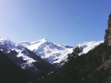 Mourre-Froid , au fond du Vallon du Rabioux