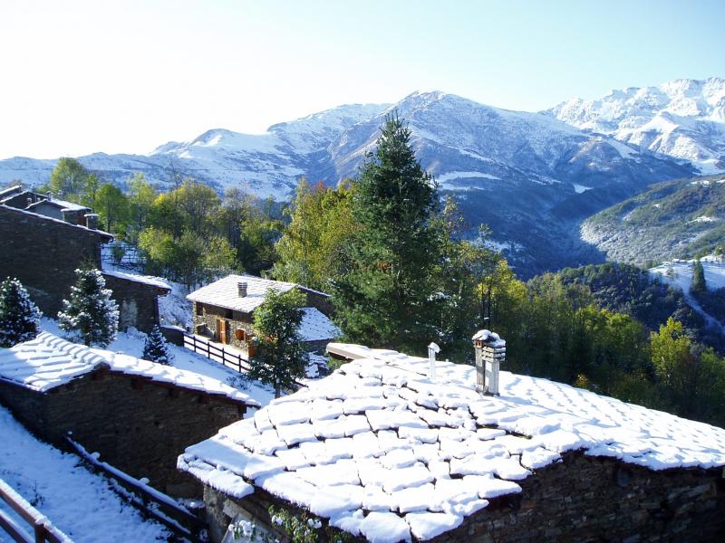 Neige d'automne à Ostana