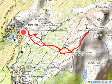Nocturne Chamrousse par les pistes 
