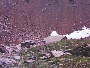 notre pente de montÃ©e pour rejoindre la crÃªte