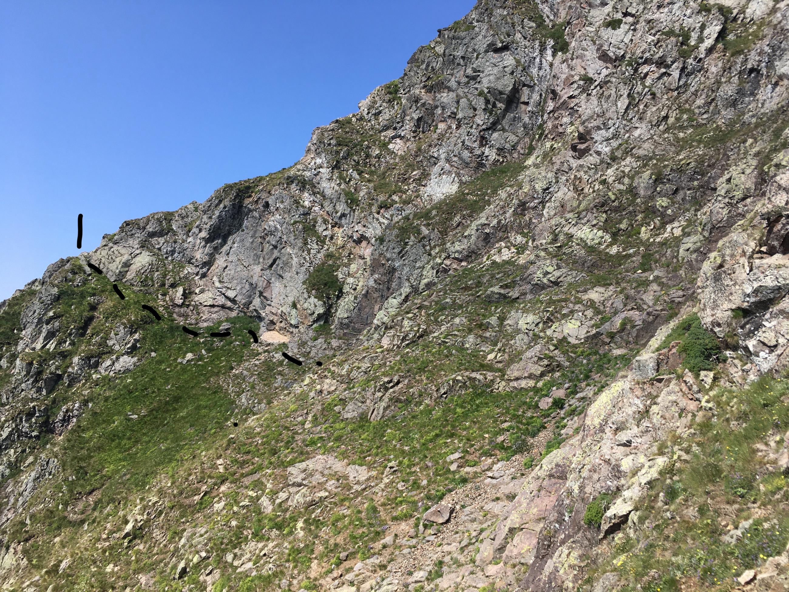 nouvelle combe à traverser