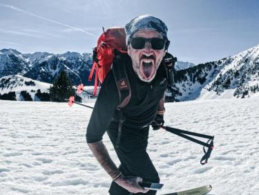 La crête de la tute à skis de rando 😎