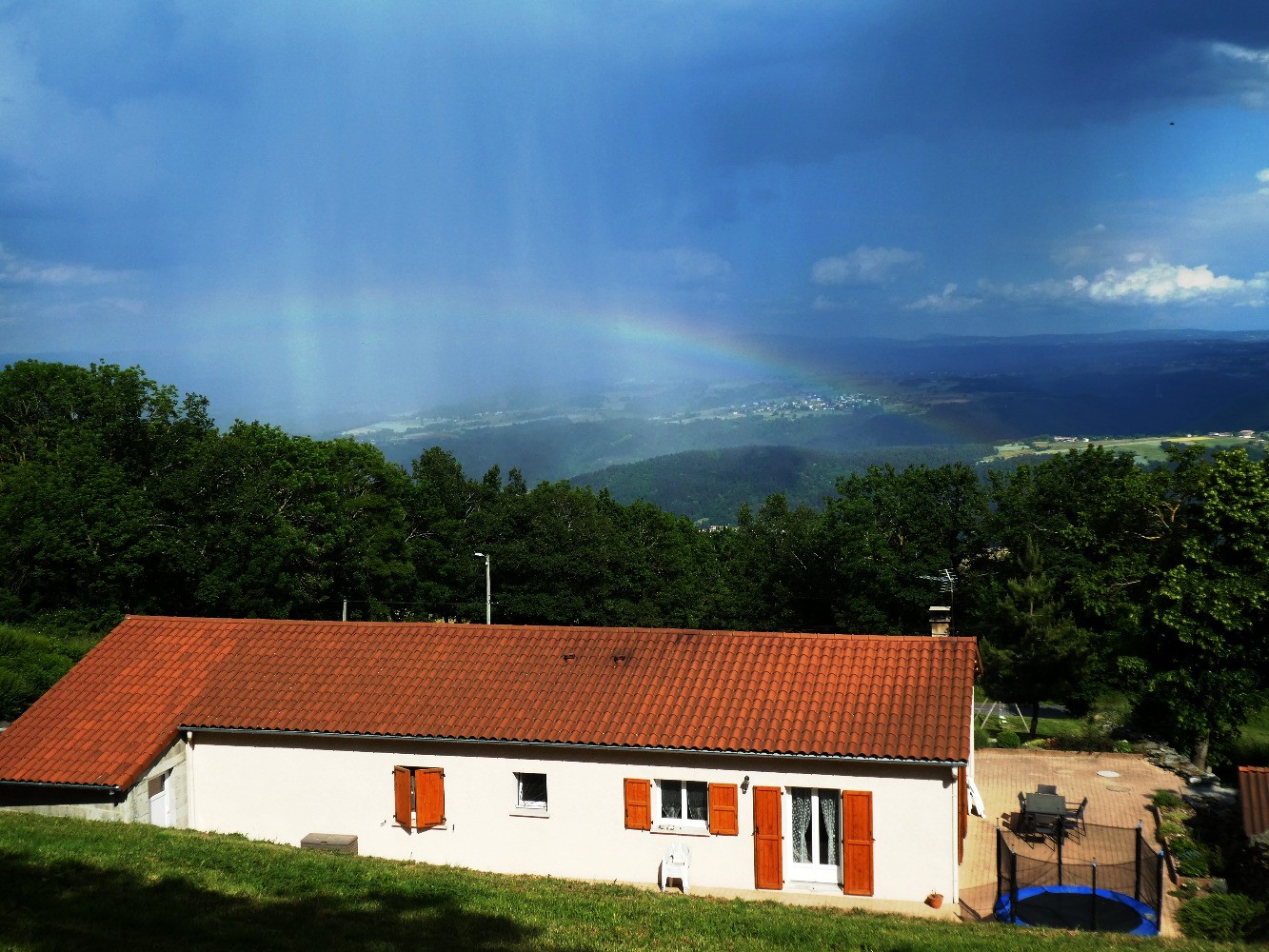 Orage avant le retour au PÃ©dible