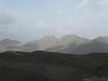 Ouille Noire, vallon de la Reculaz et arête N