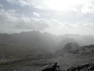 Ouille Noire, vallon de la Reculaz et arête N