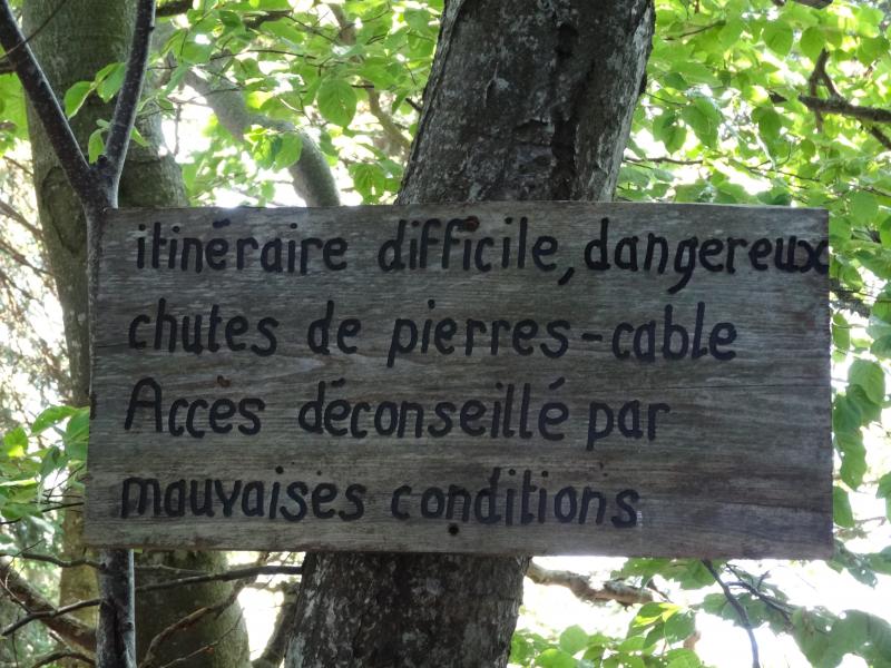 Panneau du pas de la Branche