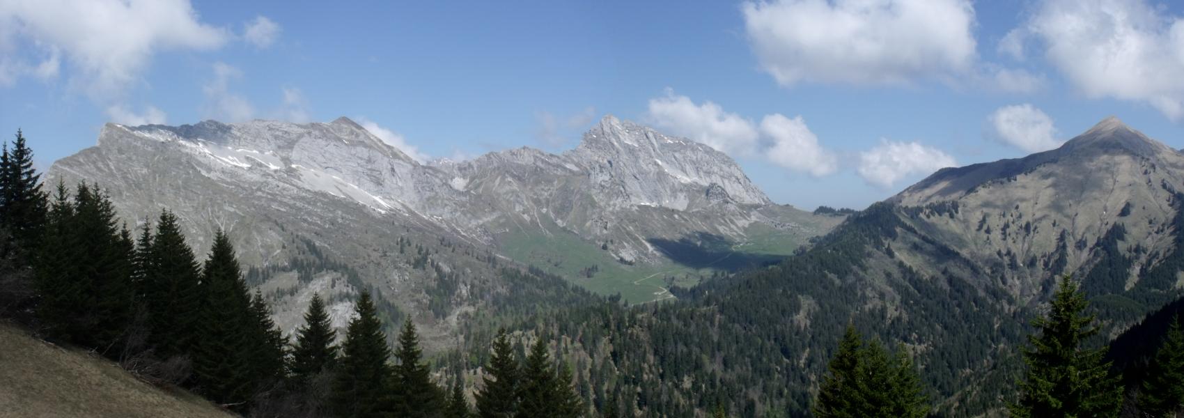 Panorama au Col de la Fougère