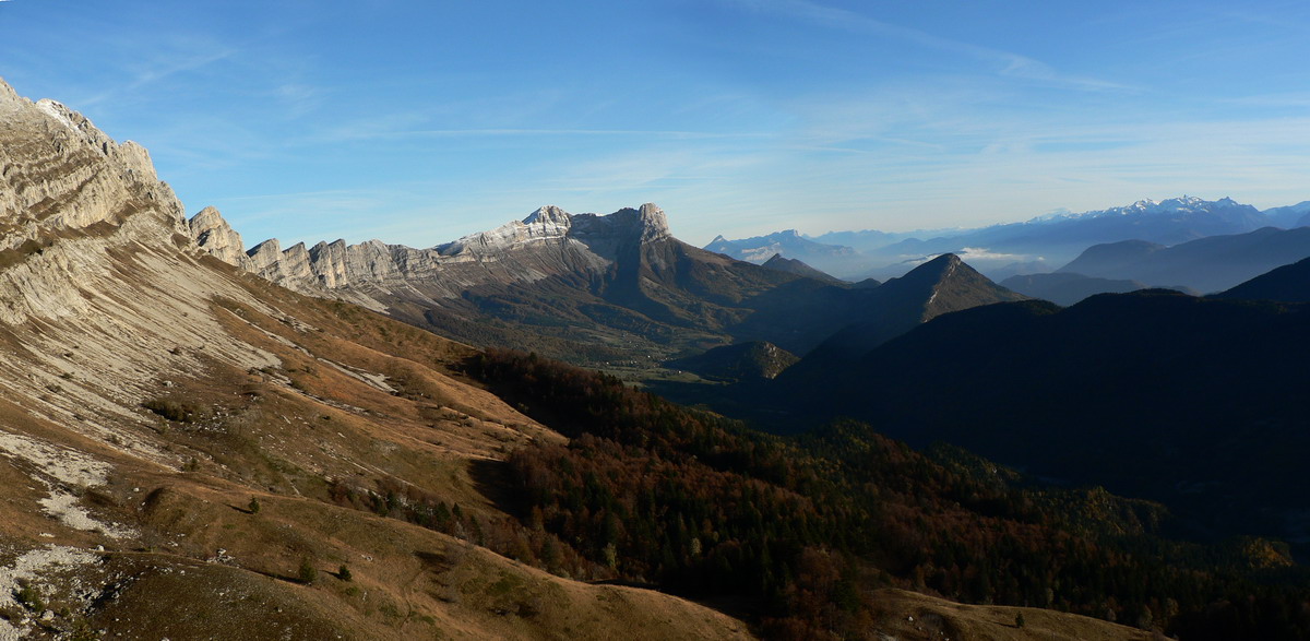 Panorama depuis Sous le Pas de Berriève