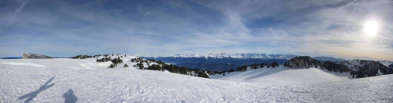 Panorama depuis le sommet