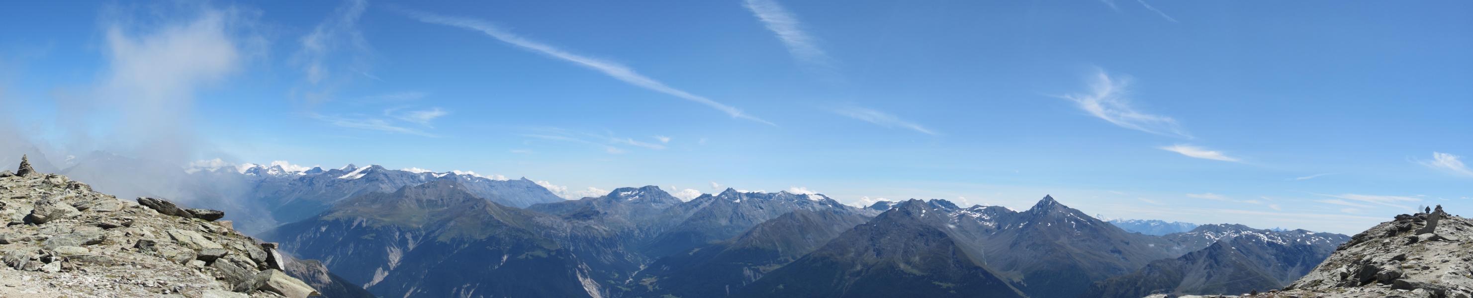 Panorama ouest depuis le sommet