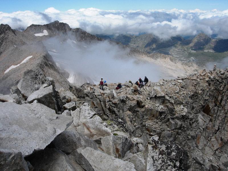 Pic Sommet par le glacier de