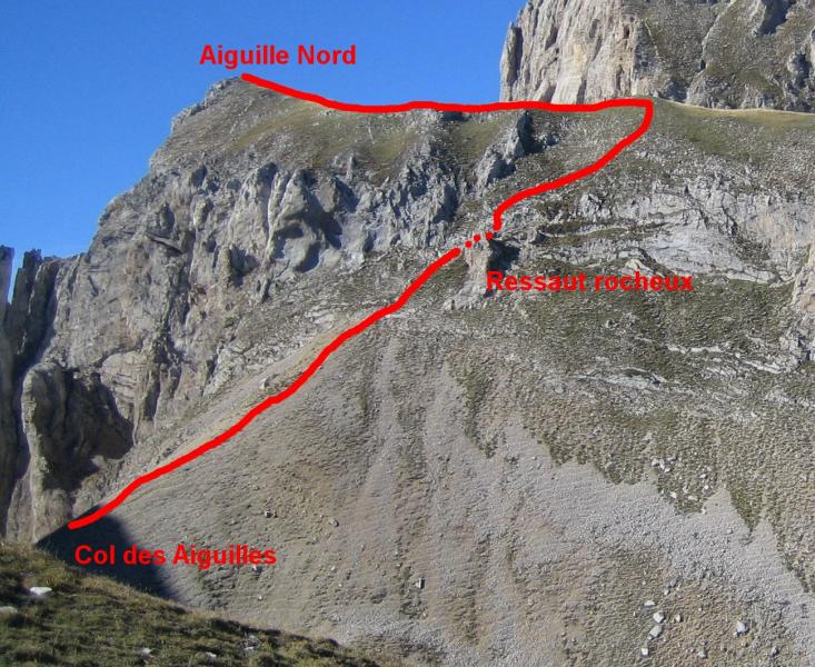 Passage direct pour accÃ©der Ã  l'Aiguille Nord