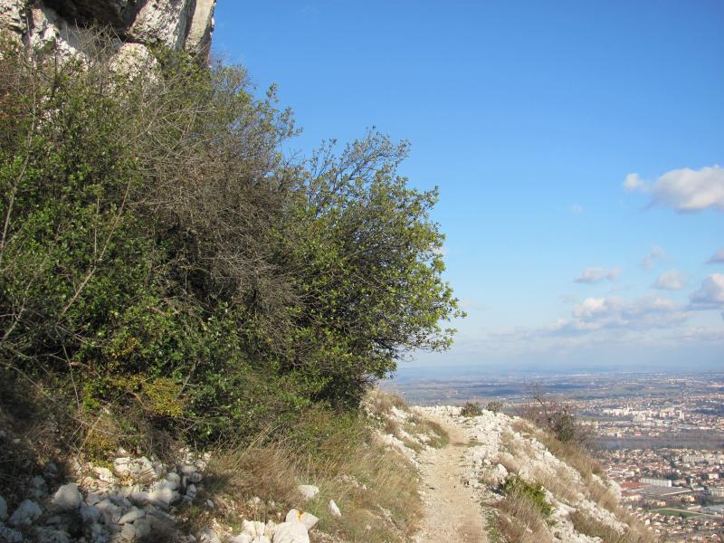 Passage en bord de crete