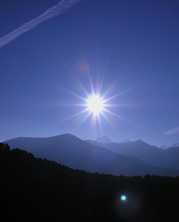 Petit matin. Devoluy vu du col de Grimone