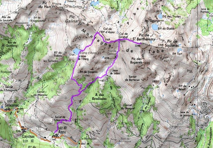 Pic St-Barthélémy en boucle