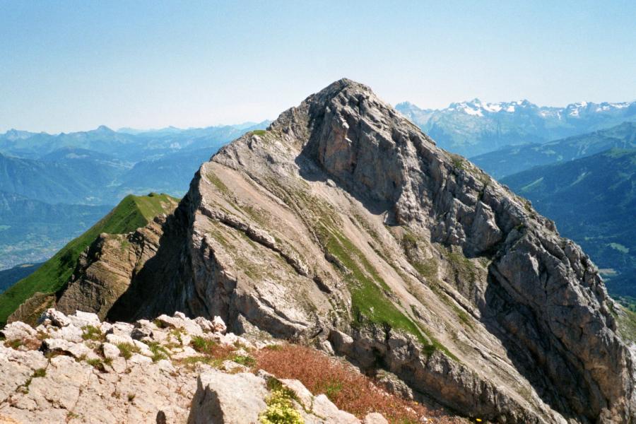 Pointe Blanche depuis le Jallouvre