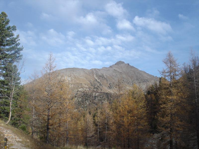 Pointe Giegn vue depuis le col de Salèse