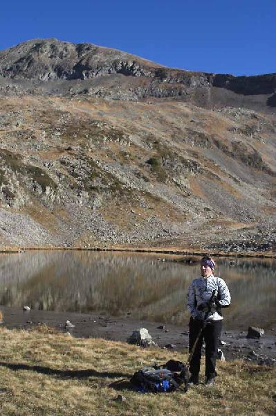 Pose devant le lac