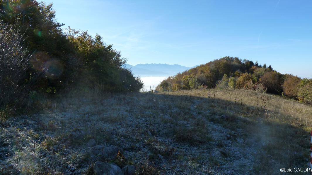 Pré Charvet, entre givre et soleil