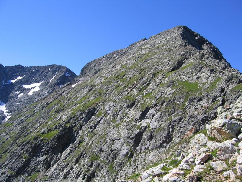 Première partie de l'arête Nord