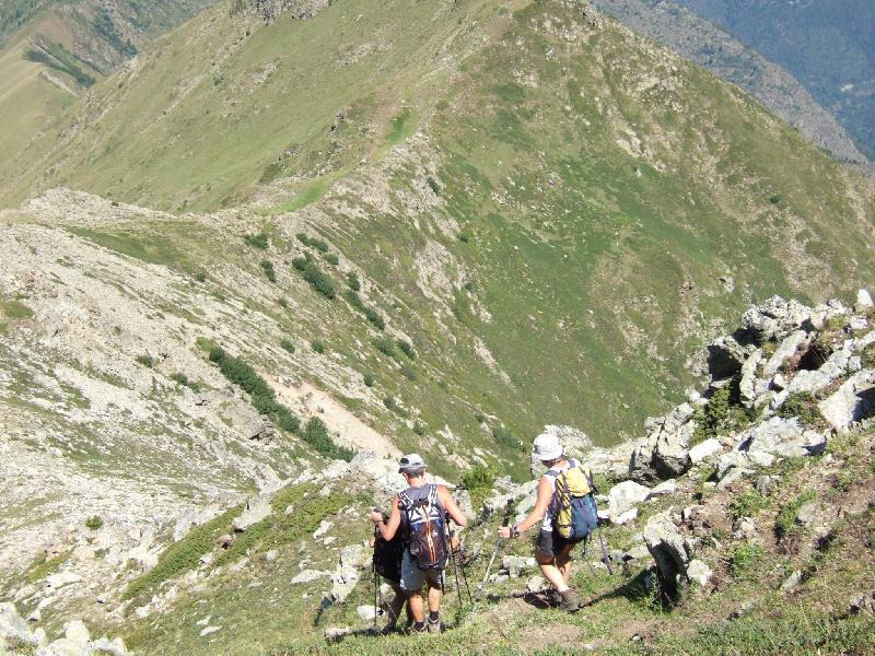 Premiers pas de la descente