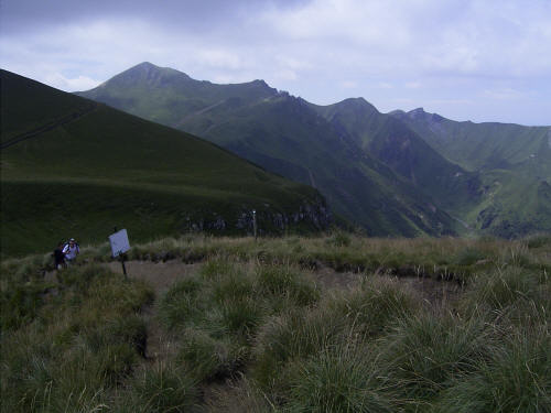 Puy de Sancy vu des crêtes de Chaudefour