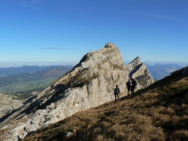 Entre le col des Deux Soeurs et le pas de l&apos;Oeille