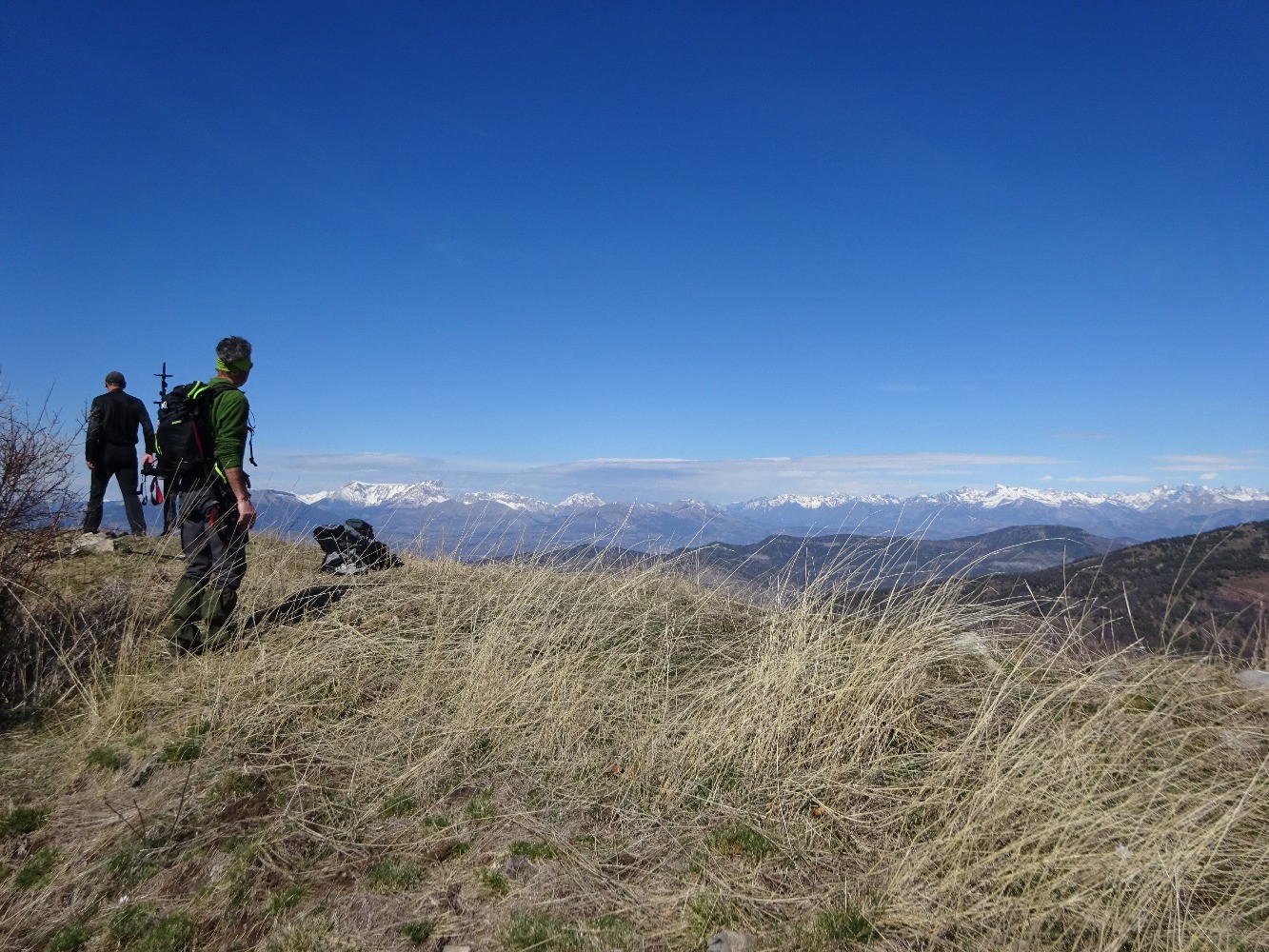 Panorama au sommet de Bramefan