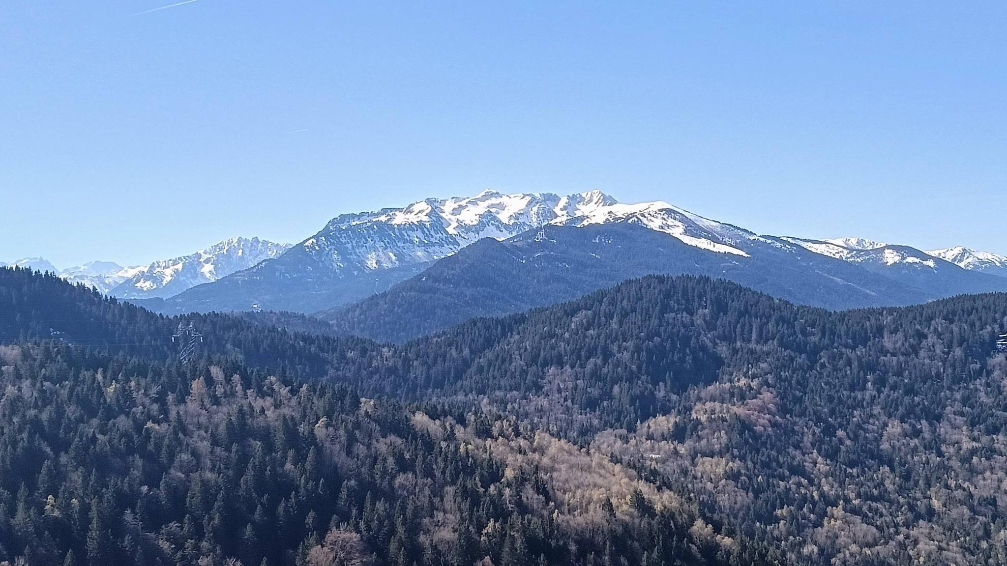 Panorama nord Belledonne depuis le déco