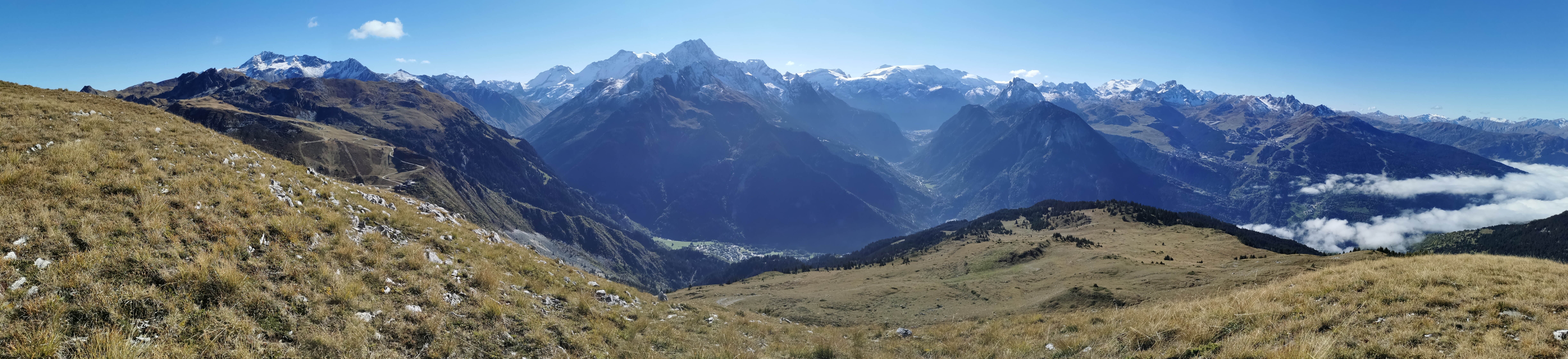 Panoramique du sommet