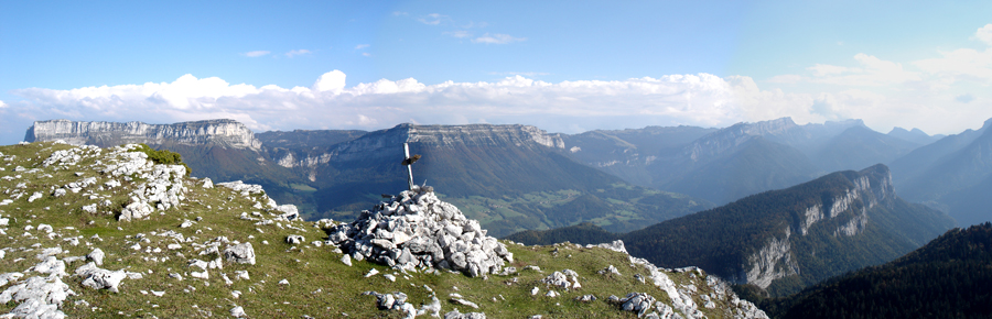 panoramique depuis Mt Outheran