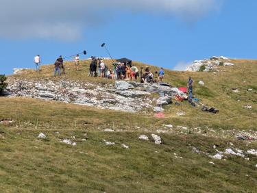 Par le chemin tannes et glacière et gilet de l'agneau 