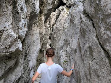 Par le chemin tannes et glacière et gilet de l'agneau 