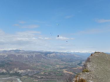 Parapentes Ã  la Montagne de Chabre