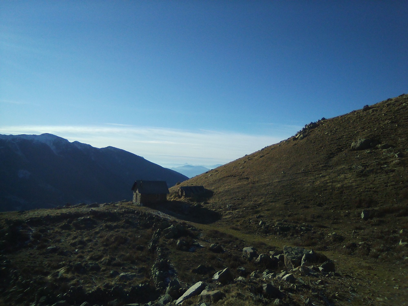 passage Ã  la cabane de jaffueil Ã  la descente