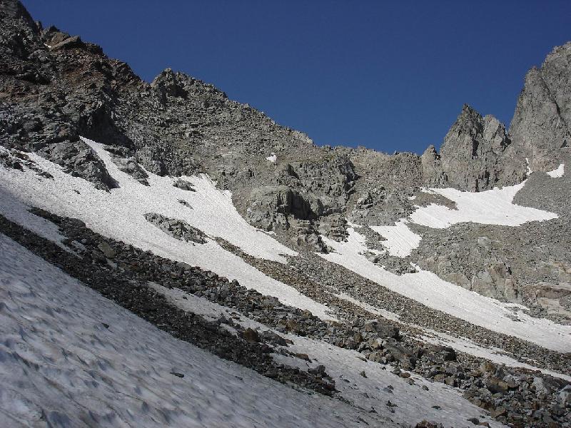 passage de montée vers le pic du frêne