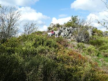 Pause au rocher de Chauchibat