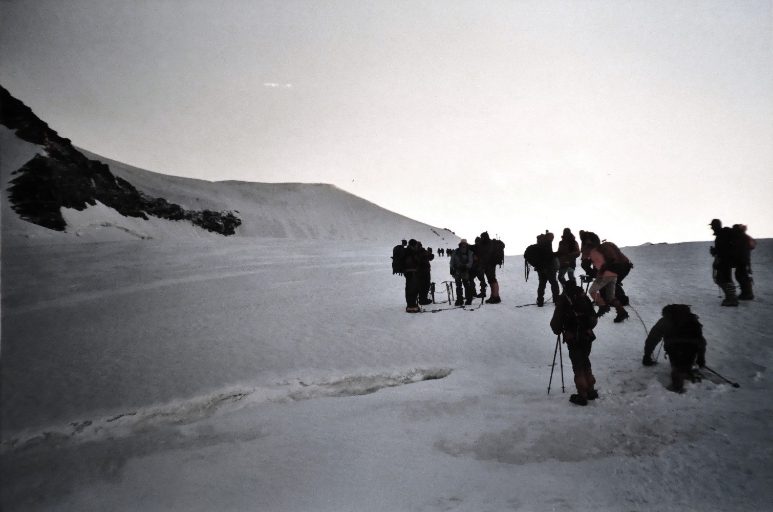 Pause (gaffe aux crevasses !)