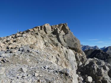 Pélaoux Blanc, traversée N-S