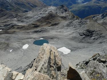 Pélaoux Blanc, traversée N-S