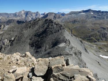 Pélaoux Blanc, traversée N-S