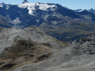 Pélaoux Blanc, traversée N-S