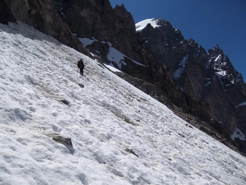 pente de neige sous le col