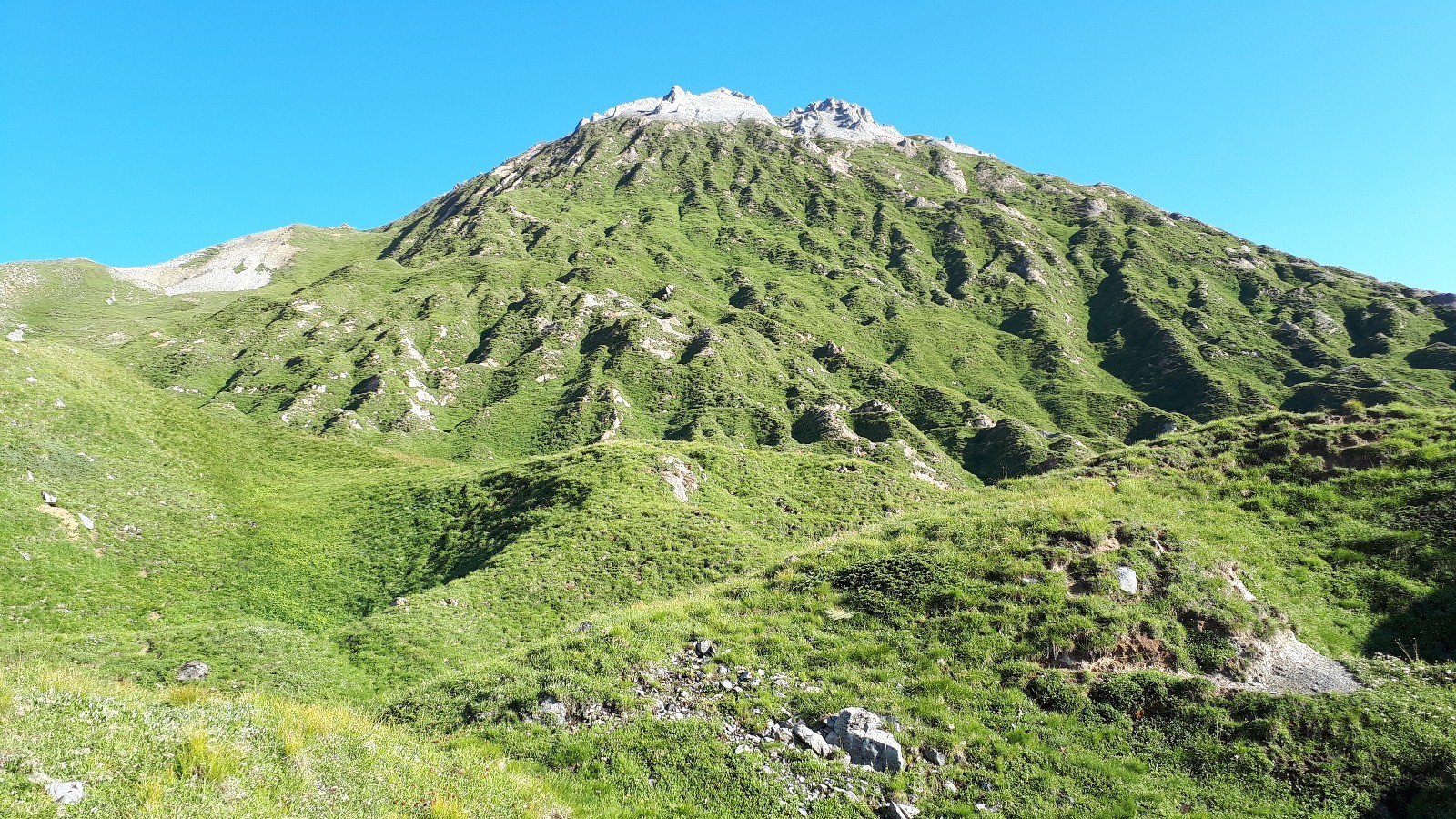 Petit Mont Blanc et le champ de mines