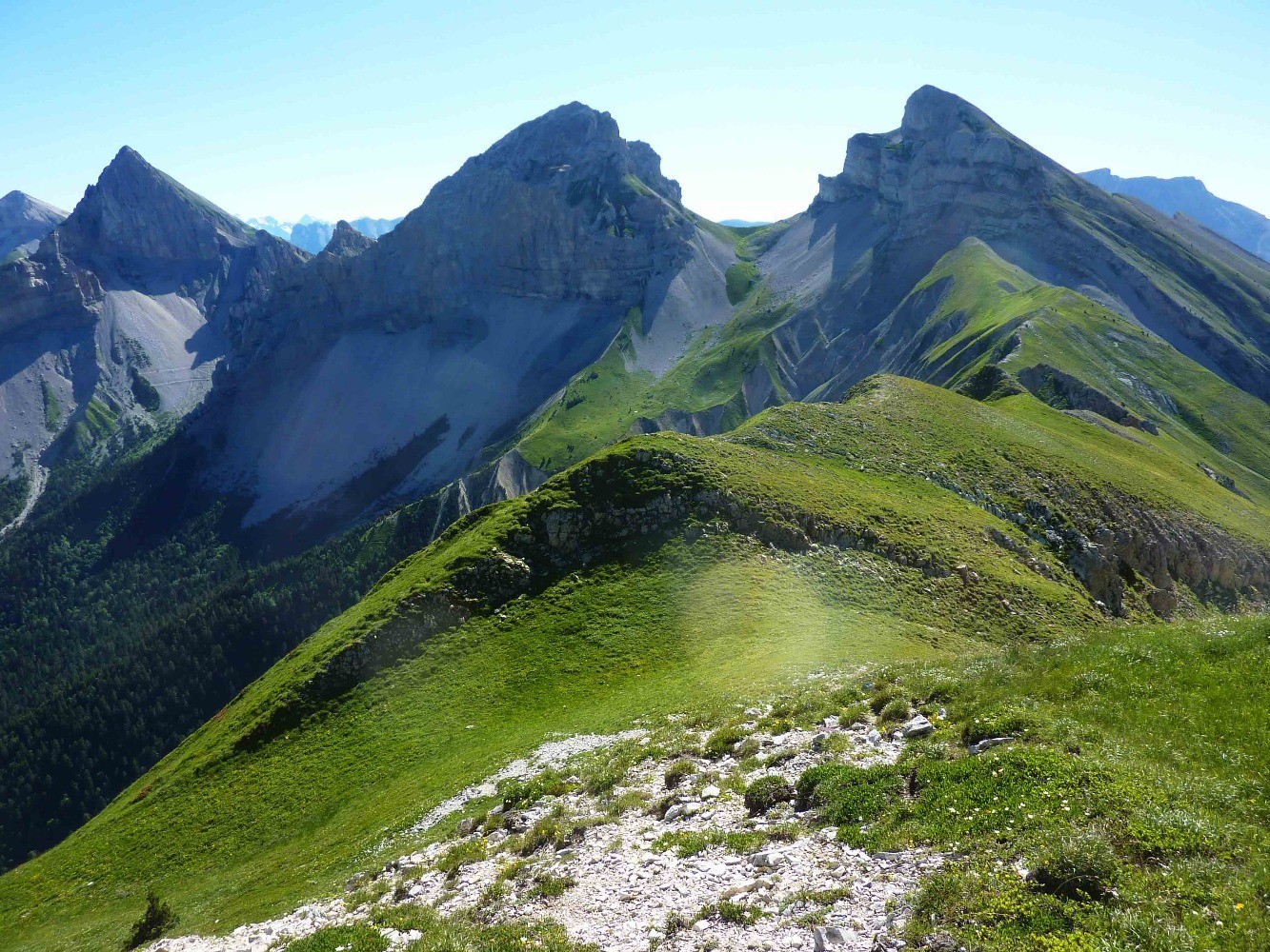 Petite butte du dÃ©part, sur la crÃªte